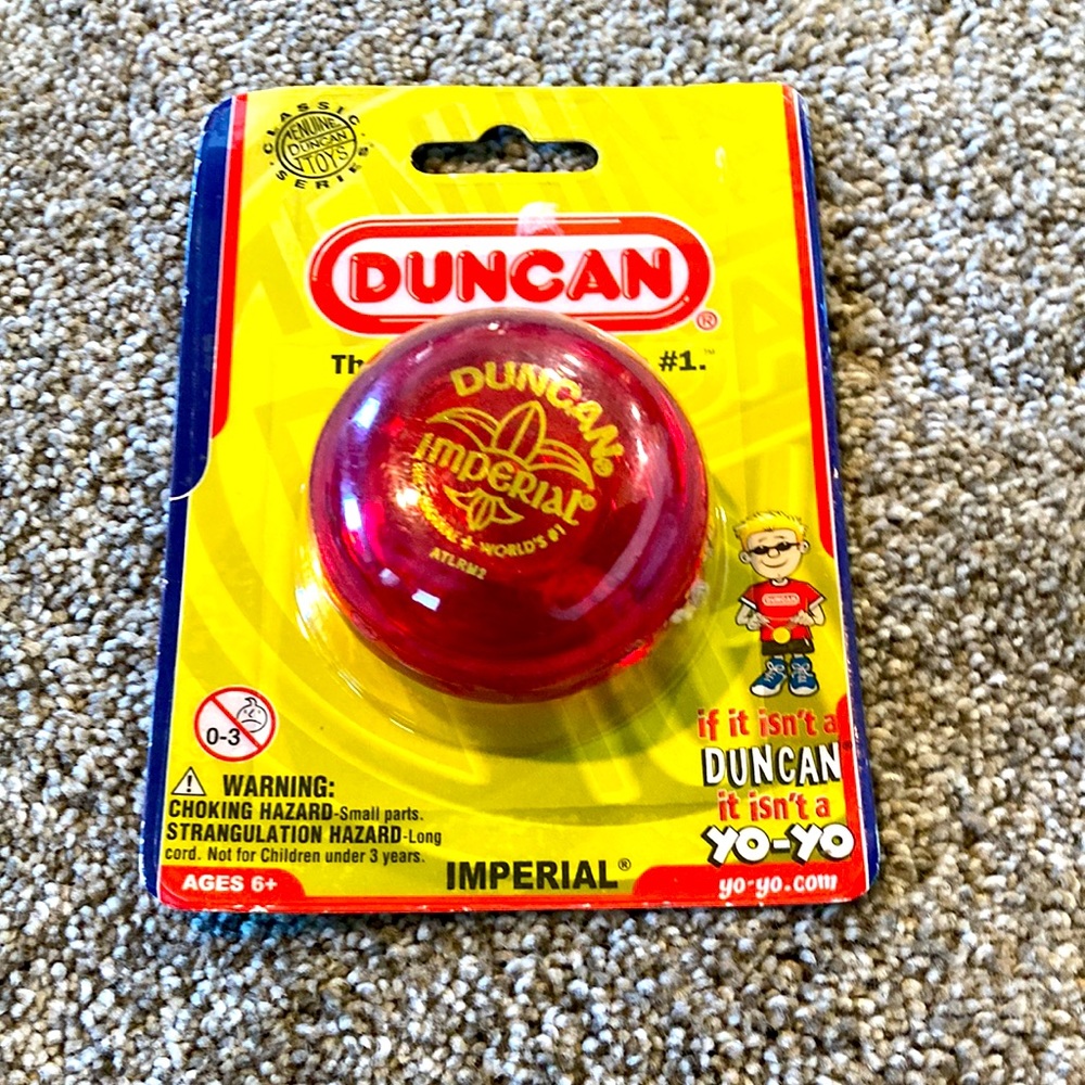 One new Duncan imperial yo-yo.